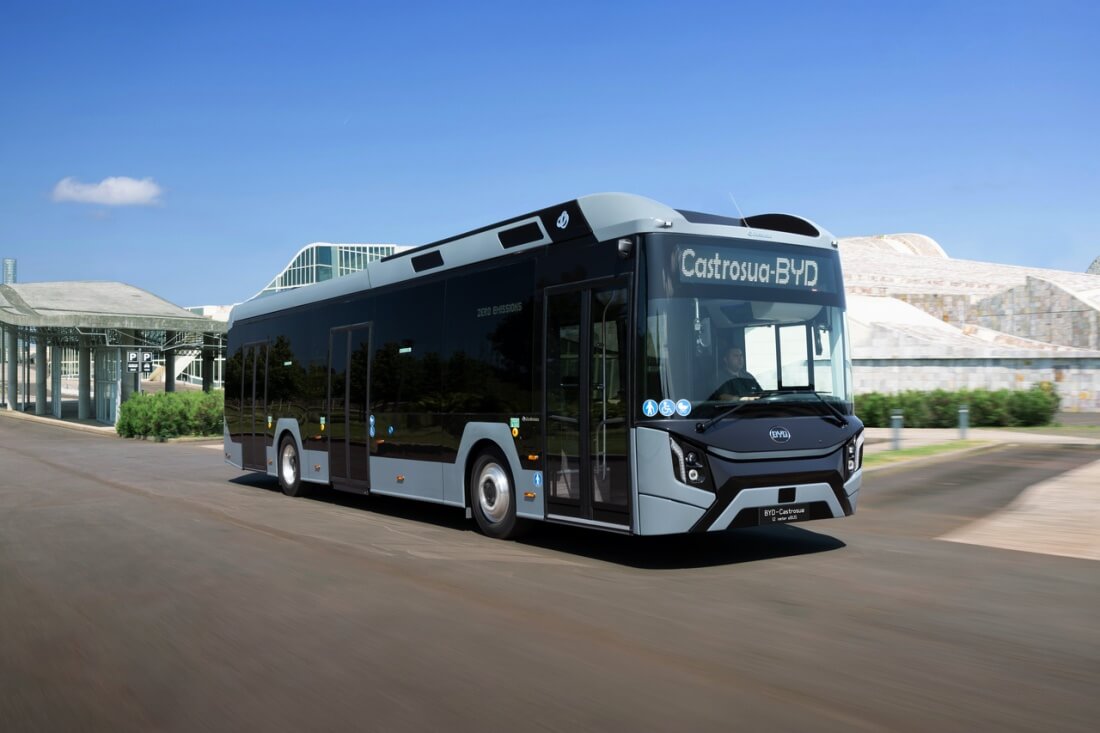 BYD lança ônibus elétrico em parceria com empresa na Espanha