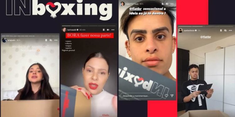 Fiat cria “INBOXING” para influenciadores para promover o programa “A Paixão Aquece”