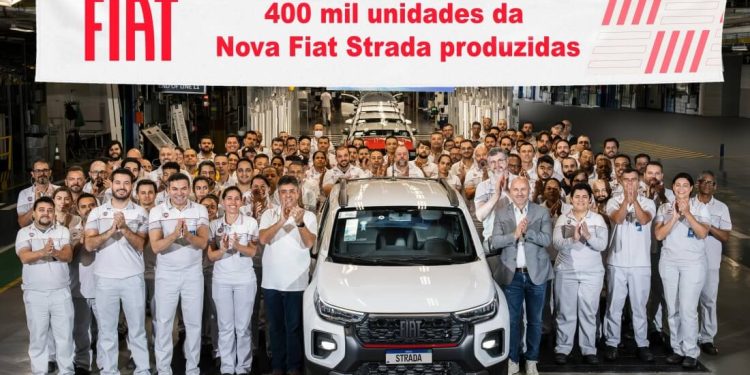 Nova Fiat Strada atinge a marca de 400 mil unidades produzidas