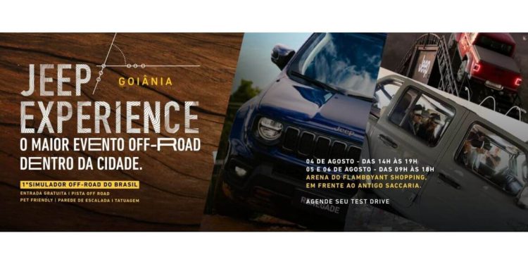 Jeep Experience leva espírito aventureiro a Goiânia neste fim de semana