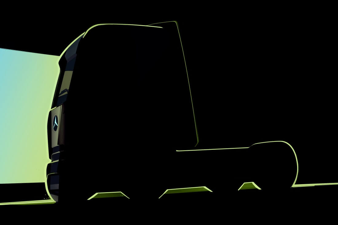 Mercedes-Benz Trucks revela teaser do eActros