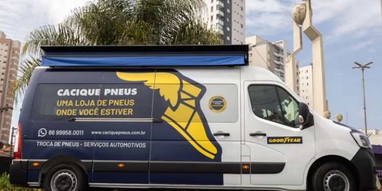 Cacique Pneus terá primeira Unidade Móvel de Vendas de pneus no Nordeste