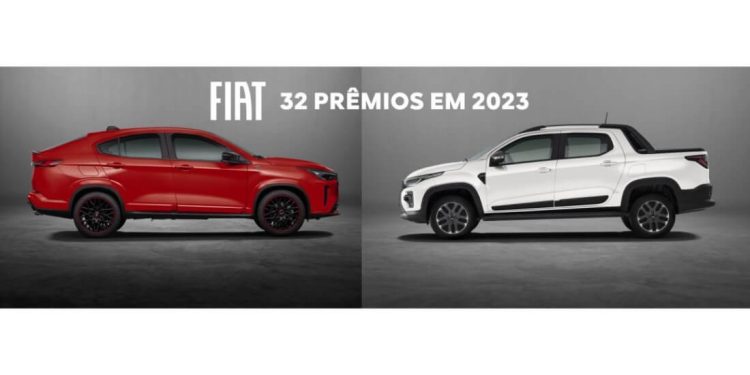 Fiat vence mais de 30 prêmios em 2023