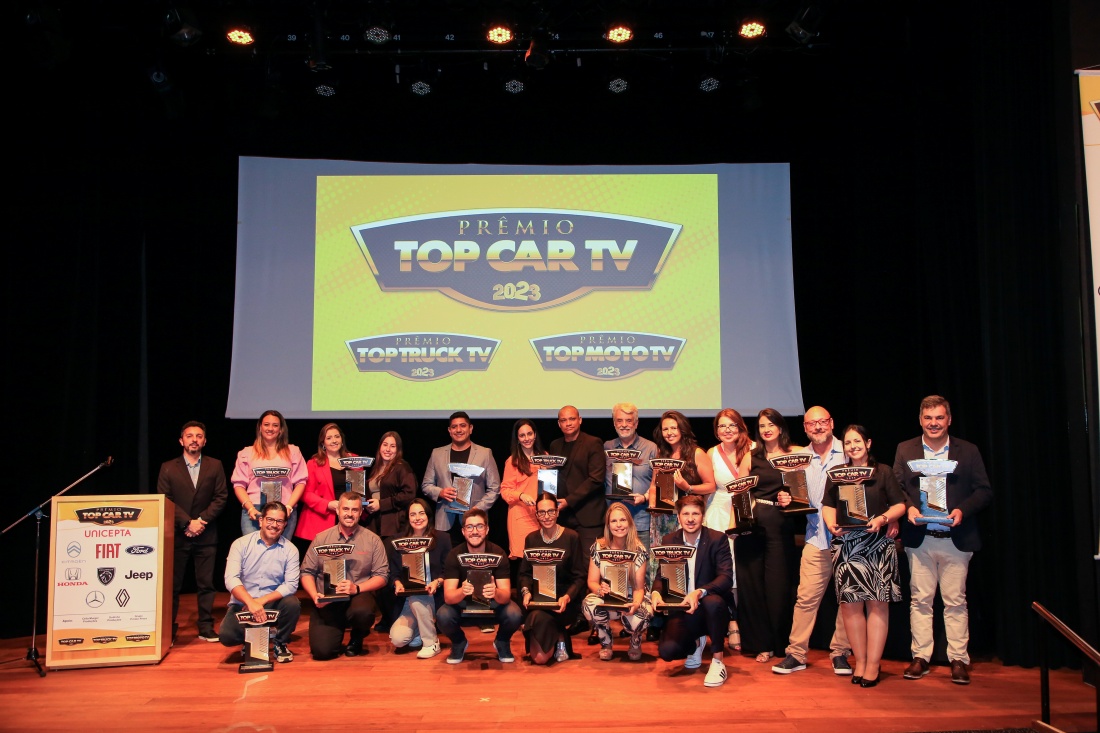 Top Car premia os melhores veículos de 2023 em evento espetacular