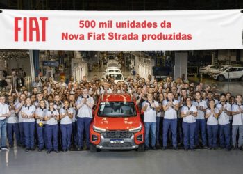Nova Fiat Strada alcança marco de meio milhão de unidades produzidas