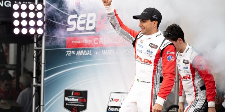 Pipo Derani chega a sua 75ª corrida no IMSA neste domingo em Road America