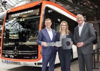 Daimler Buses celebra marco histórico de produção de 70.000 ônibus Mercedes-Benz Citaro