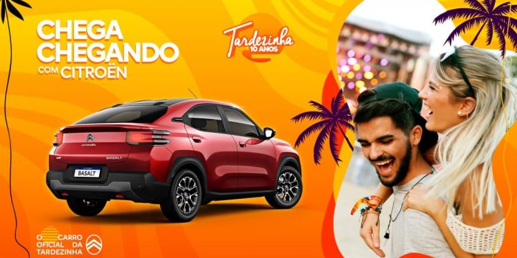Citroën celebra a edição Curitiba da turnê Tardezinha e clientes podem participar da promoção “Chega Chegando com Citroën”