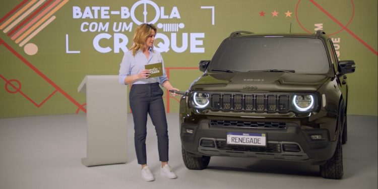 Jeep se une a Fernanda Gentil em campanha com ativações nas transmissões esportivas patrocinadas pela marca