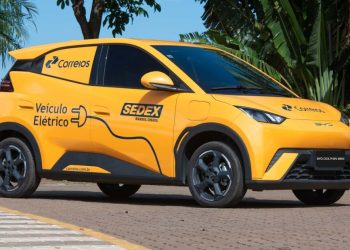 Correios recebem para teste o primeiro veículo elétrico BYD Dolphin Mini Cargo