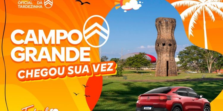 No dia 2 de agosto, a Citroën chega chegando à Tardezinha em Campo Grande