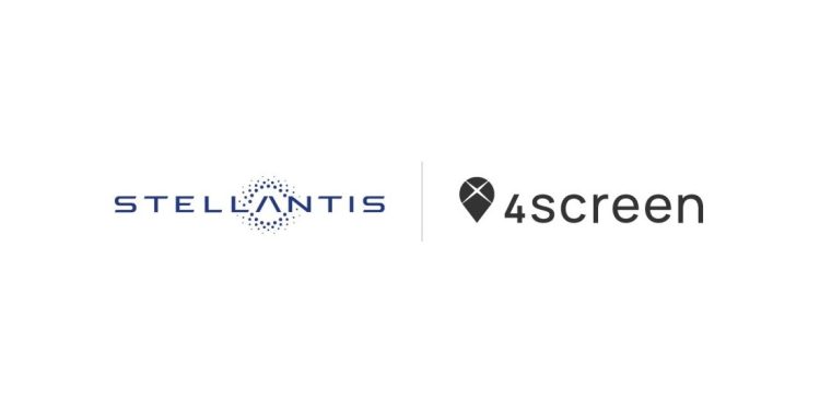 Stellantis e 4screen aumentam a conveniência no carro com serviços de mobilidade em tempo real