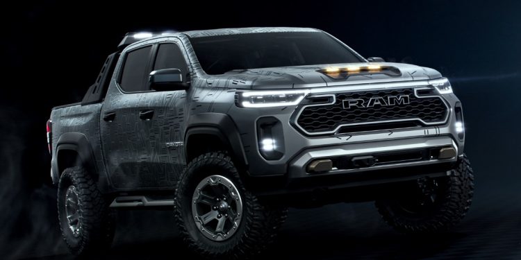 Ram Dakota Nightfall Concept antecipa nova picape média que irá surpreender o Brasil em 2026