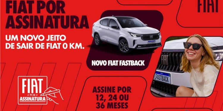 Fiat por Assinatura é o novo programa para locação de carros