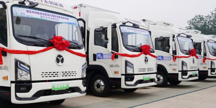 GWM Hydrogen powered by FTXT ultrapassa 2.000 caminhões a hidrogênio em operação na China