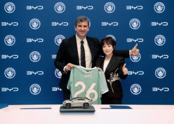 BYD e Manchester City F.C. firmam parceria global