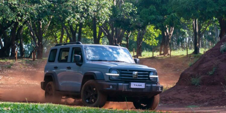 GWM leva Tank 300 Flex à Agrishow em sua primeira aparição no Brasil