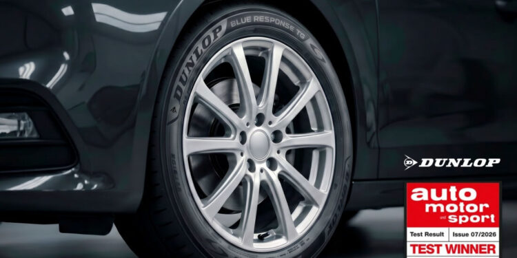 Pneu da Dunlop conquista 1º lugar em teste de prestigiada revista automotiva europeia