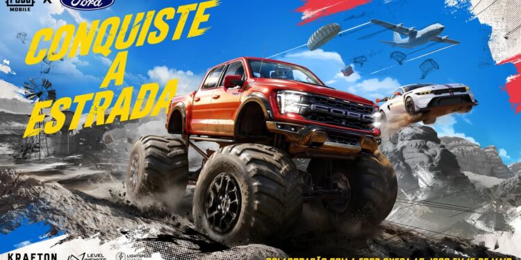PUBG MOBILE anuncia colaboração com a Ford: Mustang e Raptor se encontram no Campo de Batalha