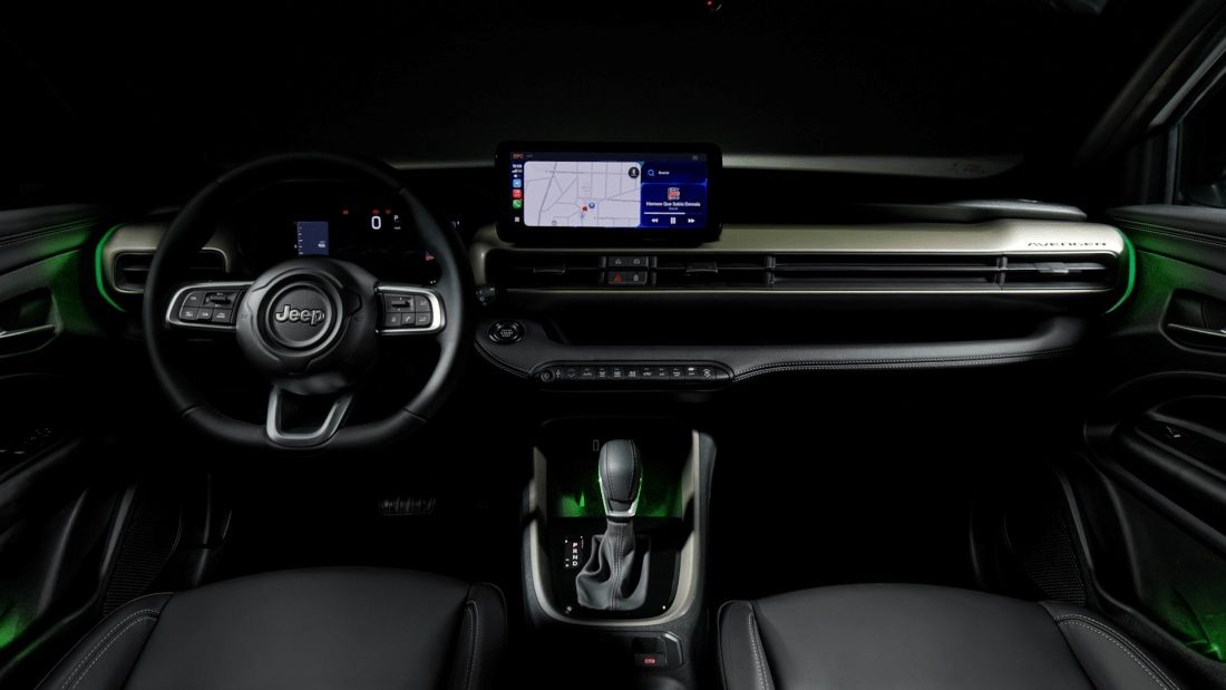 Jeep revela conceitos do interior do Avenger