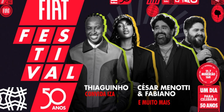 Fiat Festival 50 anos: César Menotti e Fabiano é mais uma atração confirmada