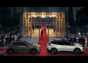 Peugeot leva 208 e 2008 GT Hybrid ao tapete vermelho em filme publicitário inspirado no universo do cinema