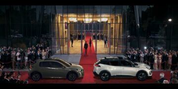 Peugeot leva 208 e 2008 GT Hybrid ao tapete vermelho em filme publicitário inspirado no universo do cinema