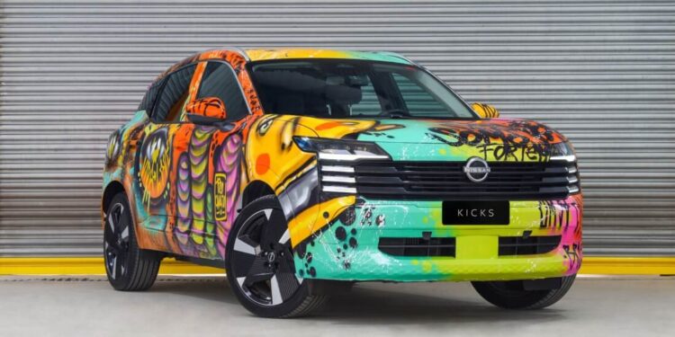 Kicks Art Car: quando a atitude e personalidade do SUV da Nissan encontra a ousadia e liberdade da arte urbana