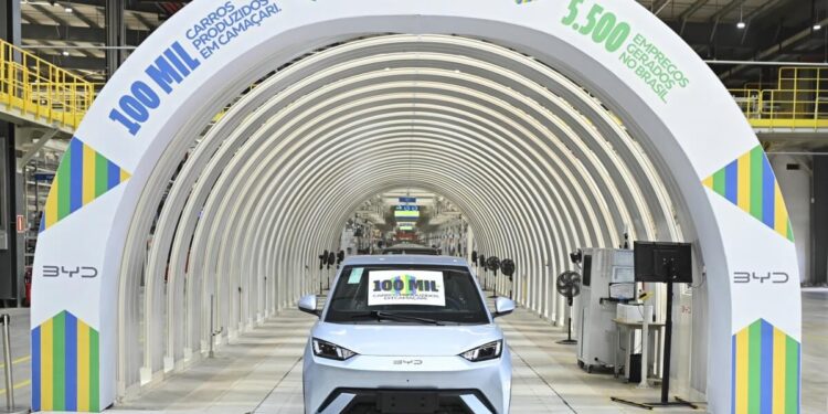 100 mil carros e 5,5 mil sonhos em construção: BYD celebra marcos históricos em Camaçari