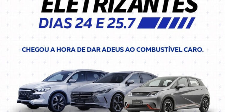 BYD promove 48 Horas Eletrizantes com taxa 0%, supervalorização do usado e carregador grátis