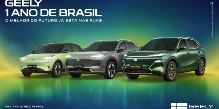 Geely completa primeiro ano de Brasil