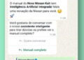 Nissan amplia uso de Inteligência Artificial e inclui Kait em serviço de consulta ao Manual do Proprietário