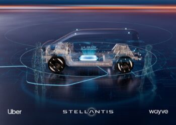 Stellantis, Wayve e Uber fazem parceria para expandir robotaxis globalmente