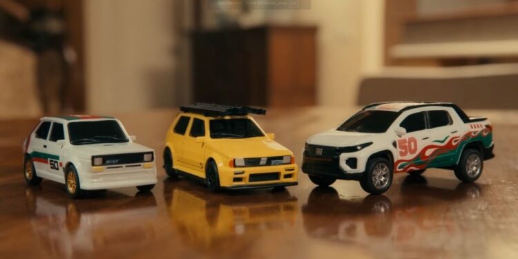 Fiat Collection: marca lança miniaturas de carros icônicos em comemoração aos seus 50 anos de Brasil