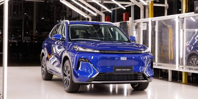 Renault Geely do Brasil anuncia o início da produção do EX5 EM-i no país