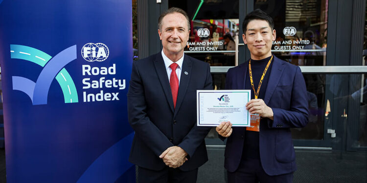 Honda se torna a primeira empresa do mundo a receber a classificação máxima de 5 estrelas no FIA Road Safety Index