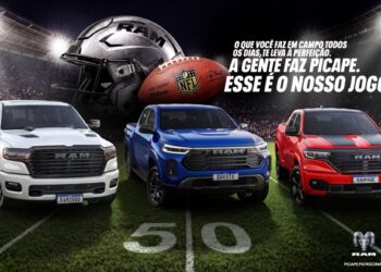 Ram, a picape patrocinadora oficial da NFL no Brasil, leva torcedores para o NFL Rio Game