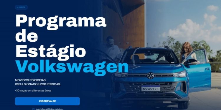Volkswagen do Brasil abre inscrições para Programa de Estágio 2027