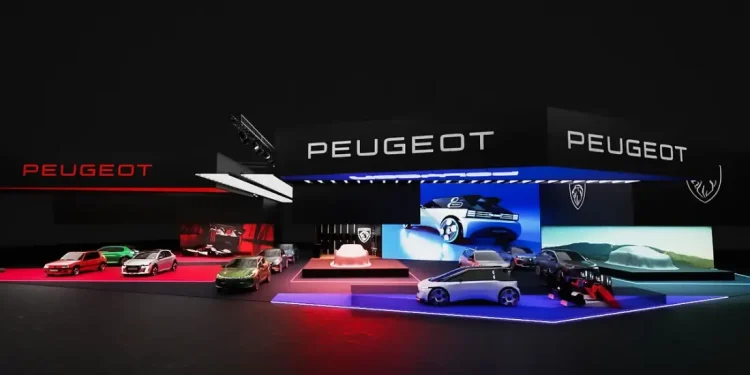 Peugeot revela seu novo design de estande no Salão de Paris 2026